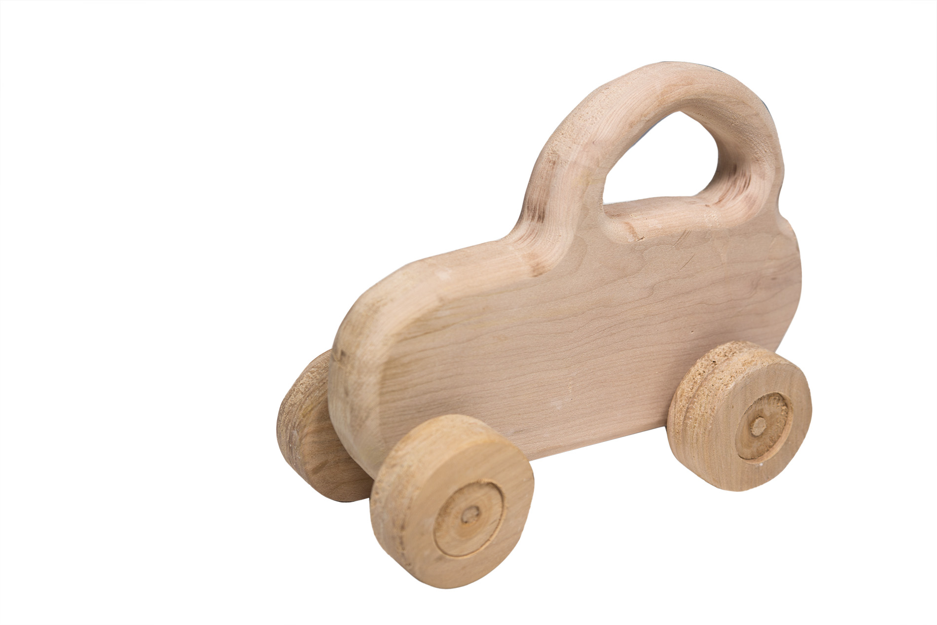 Giocattoli di legno - piccola macchina di legno