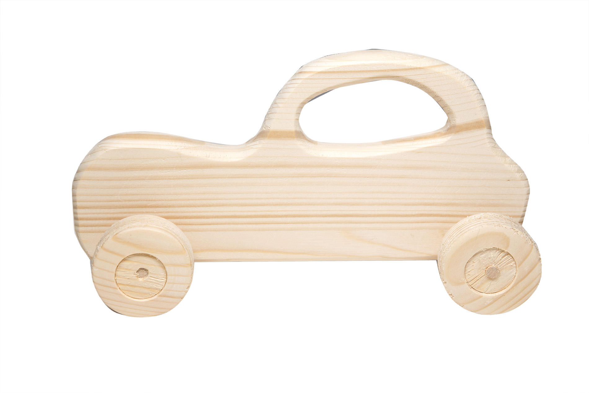 Giocattoli di legno - macchinina di legno
