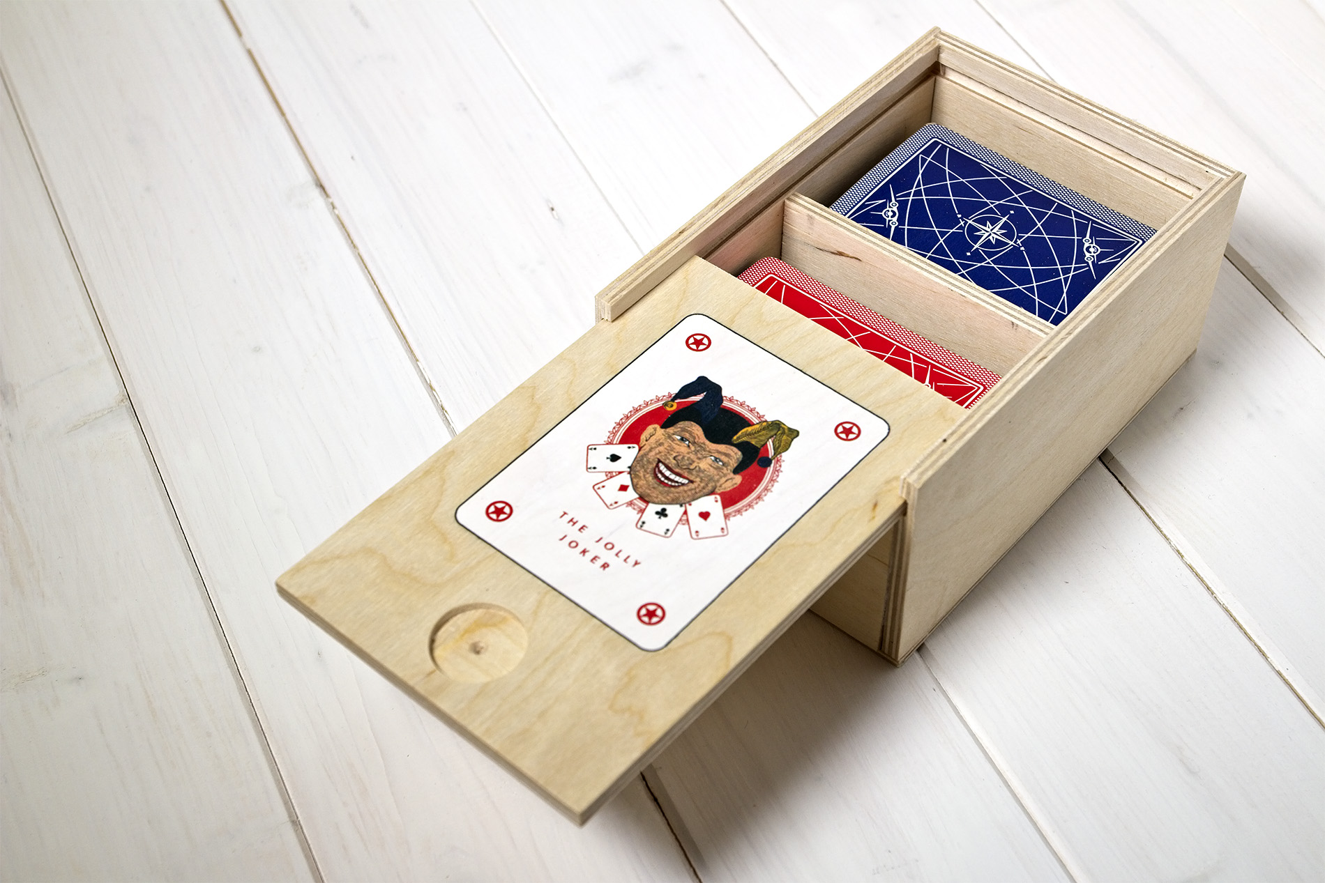 Biscazziere - Cofanetto per carte da gioco personalizzato