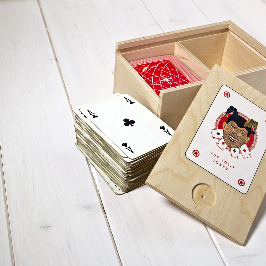 Biscazziere - Cofanetto per carte da gioco personalizzato
