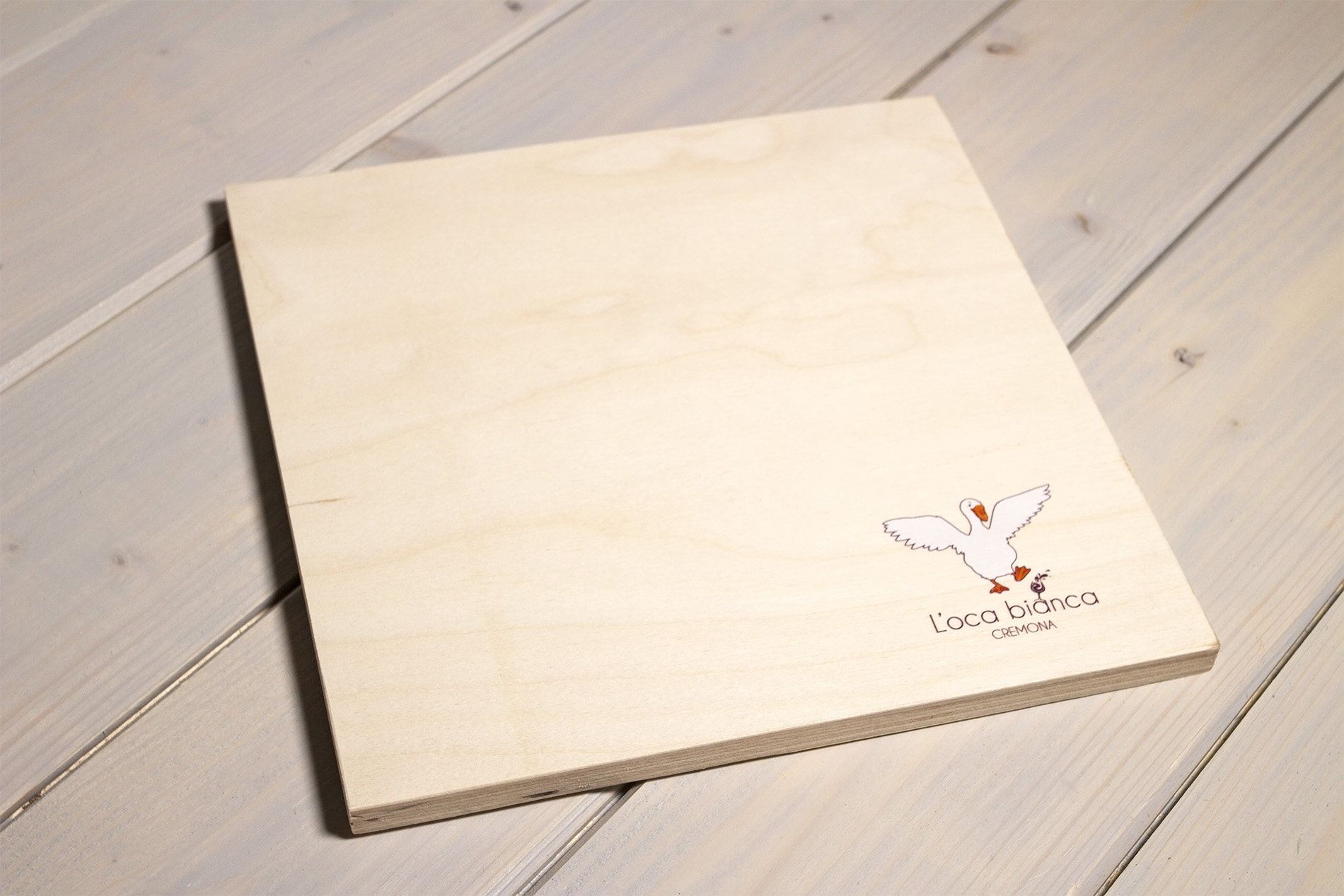 Chianchiere - Tagliere in legno personalizzato - L'Oca Bianca