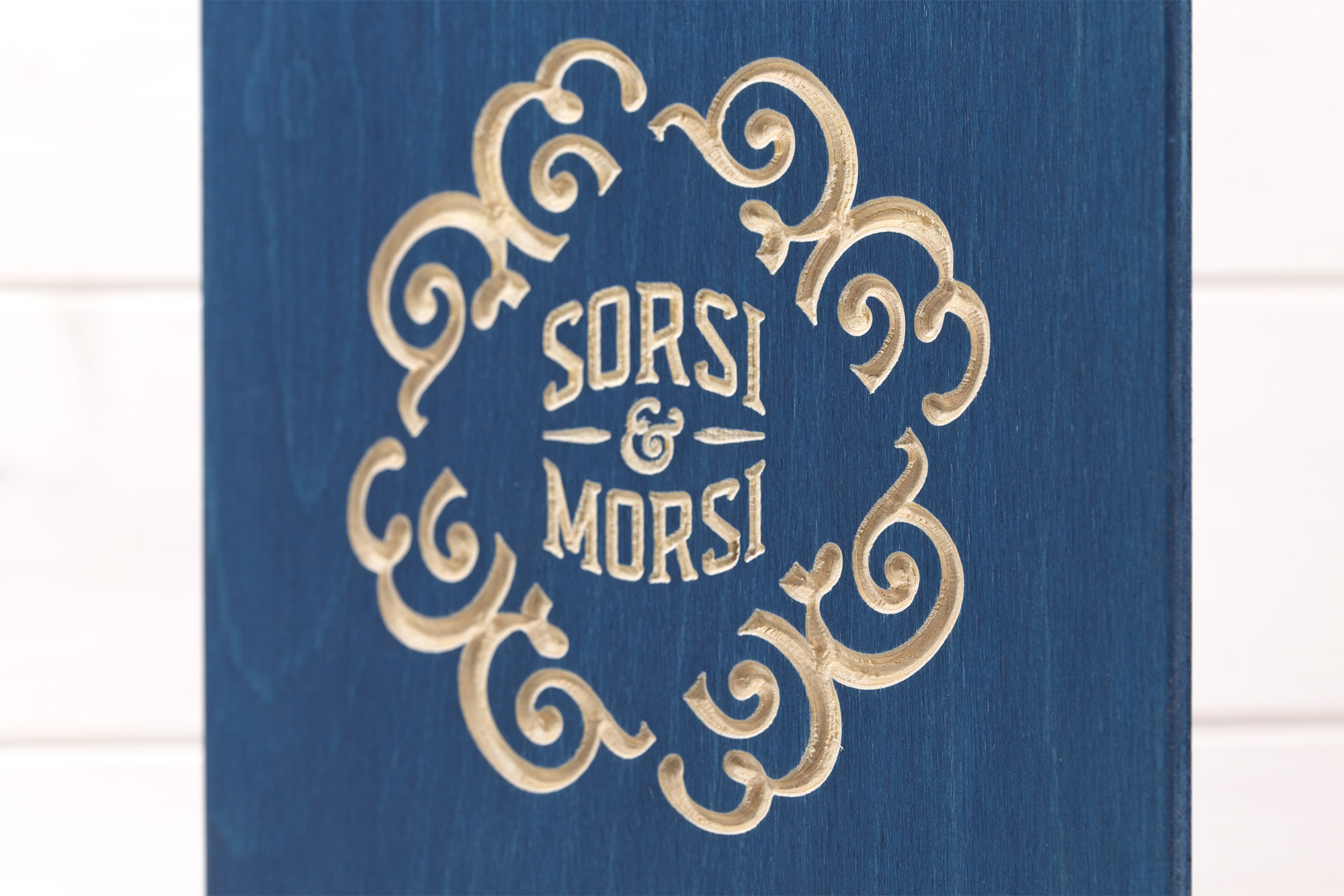Acqua dei Corsari con Pirriaturi blu cina incisione Sorsi & Morsi