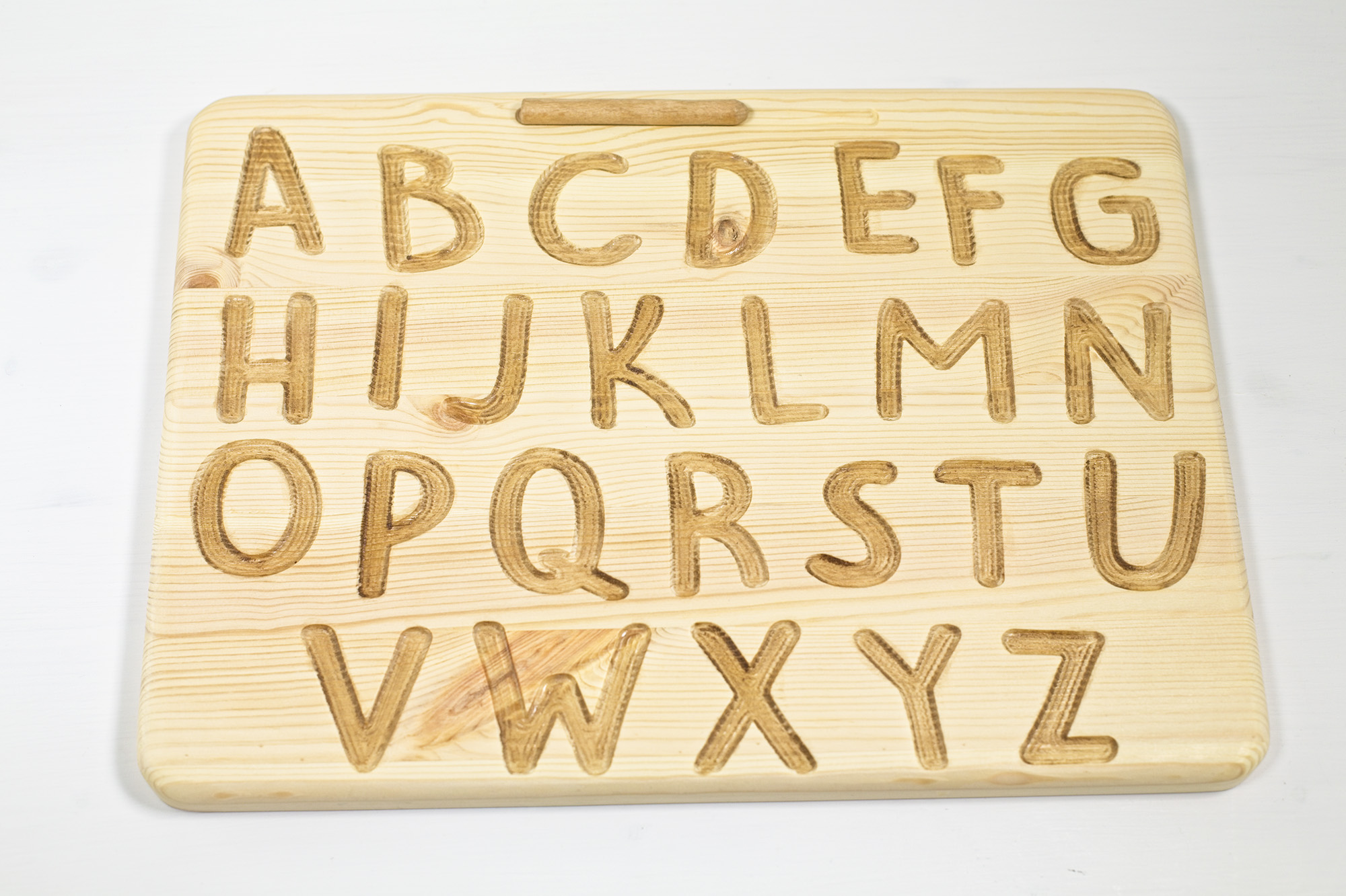 Tracing board - Alfabeto da ricalcare in legno