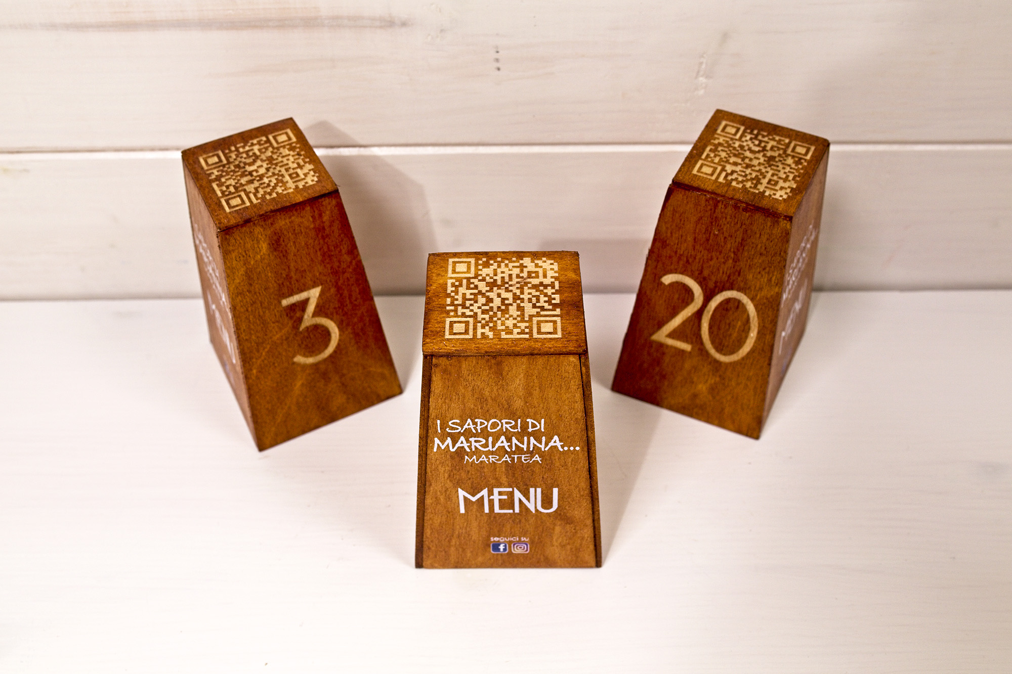 Cuerre - Segnatavolo QR-Menu - I Sapori di Marianna - Maratea