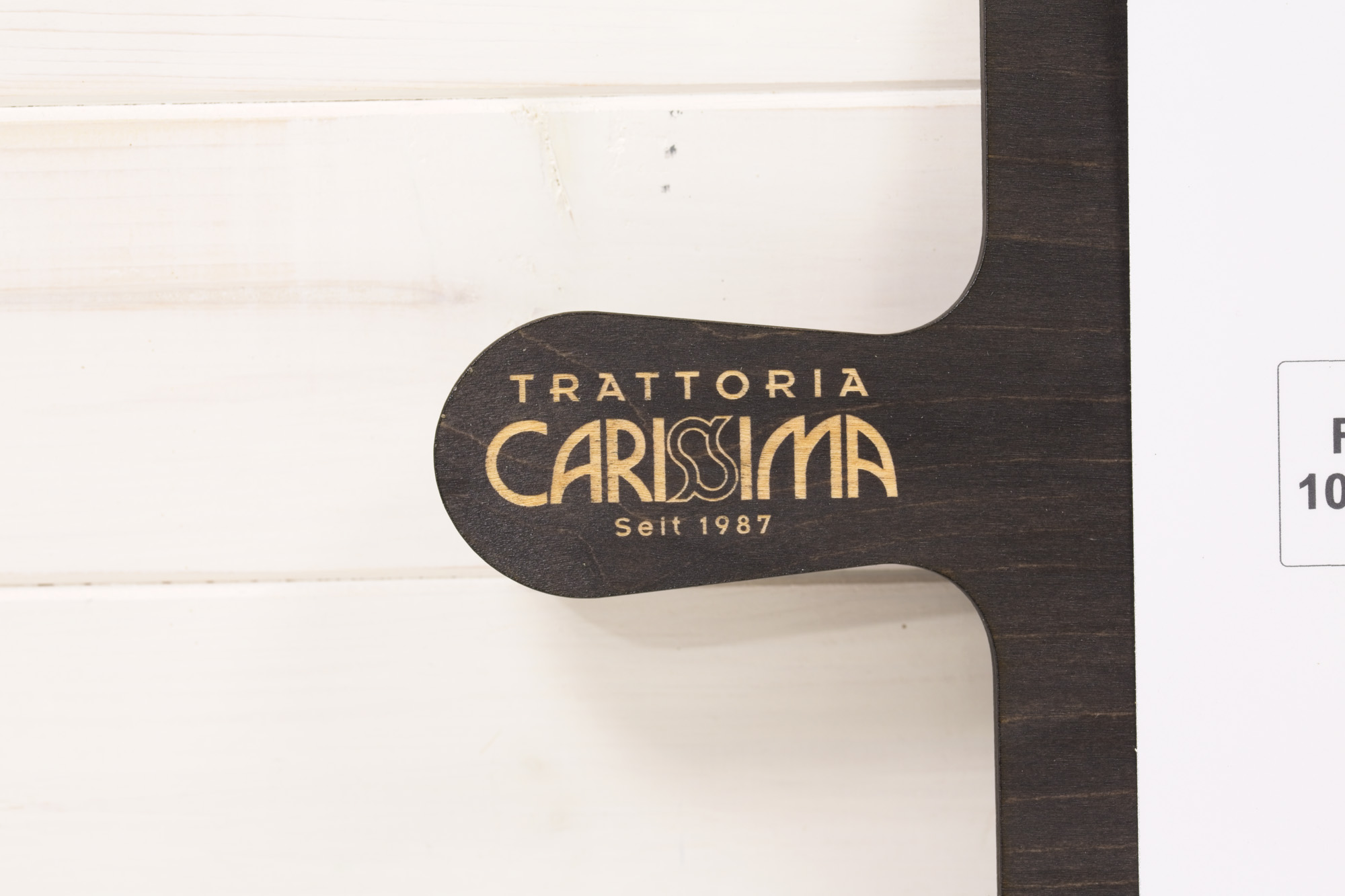 Portamenu Alemano - Trattoria Carissima Düsseldorf