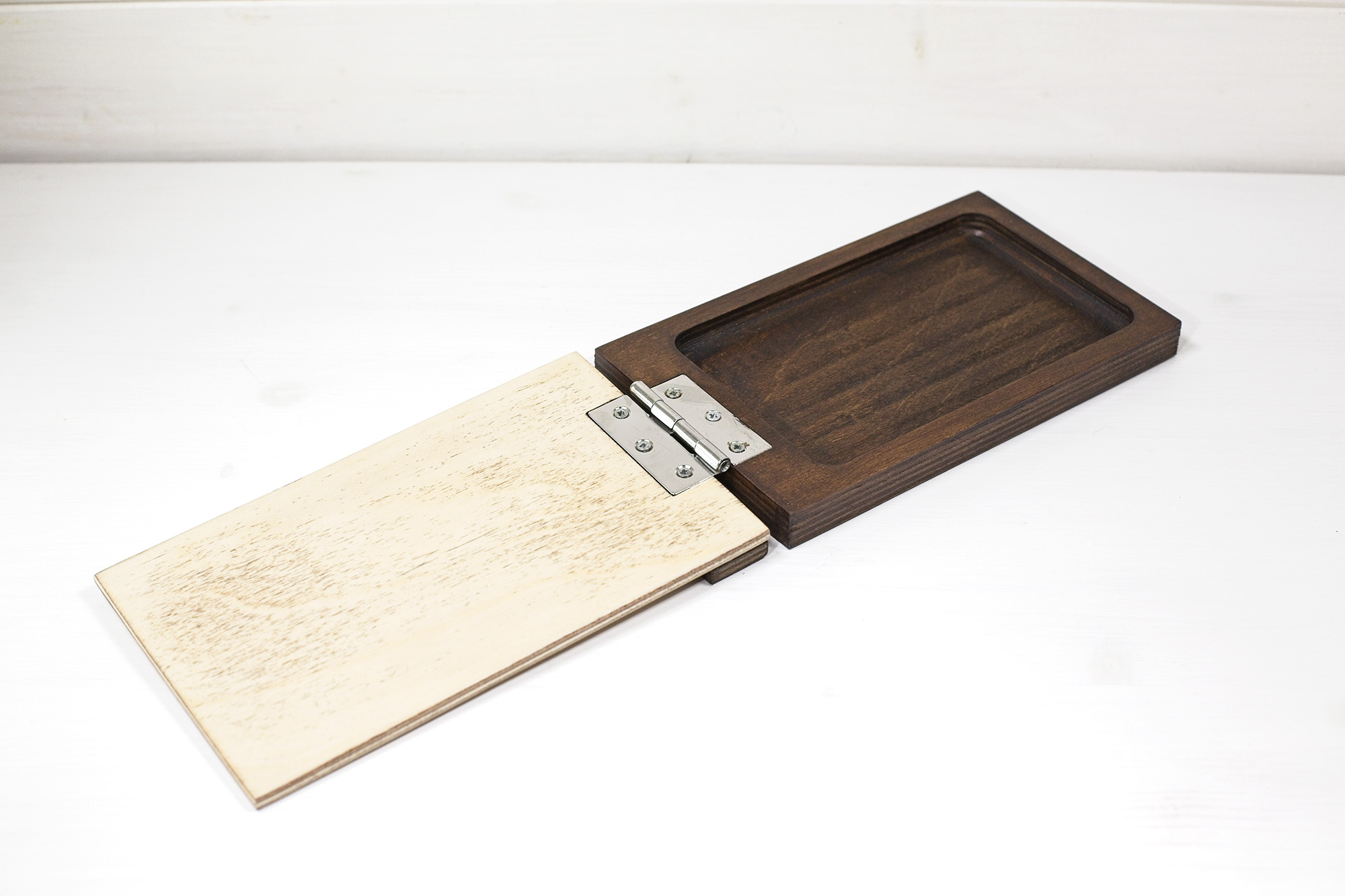 Porta-conto La Cala - Maurone brace primordiale - colore legno naturale + noce mirto