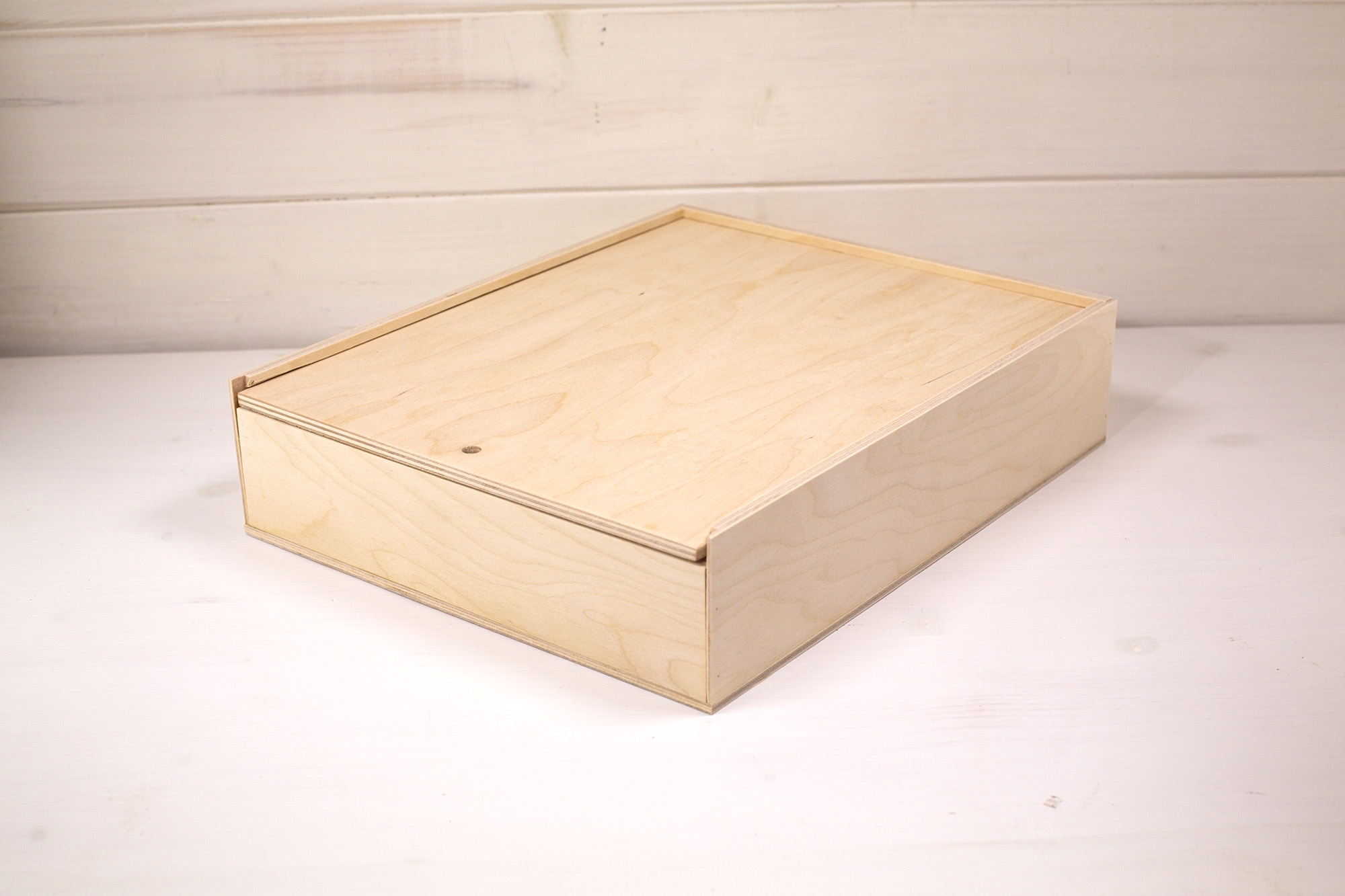 Pusateri Maker - Cassette con coperchio scorrevole - semilavorate levigate per aziende