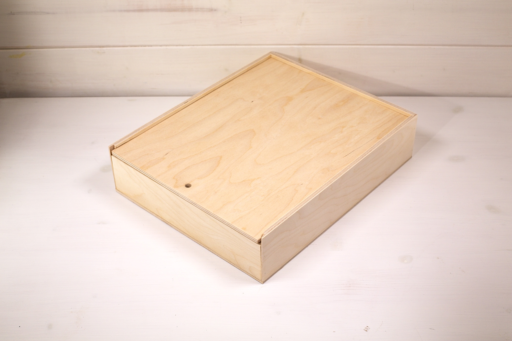 Pusateri Maker - Cassette con coperchio scorrevole - semilavorate levigate per aziende
